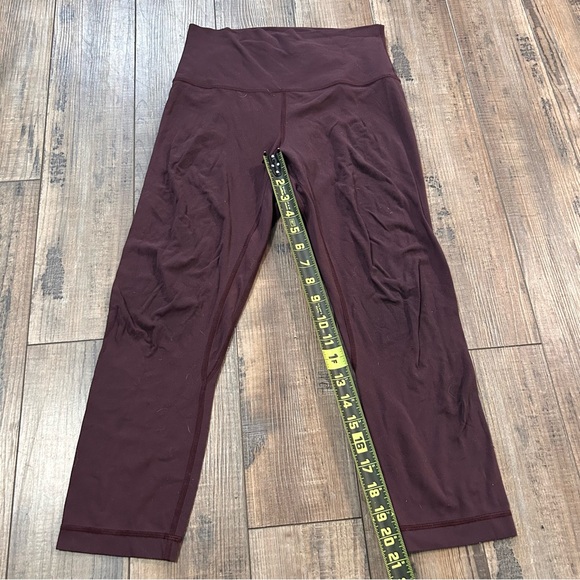 Lululemon Align Crop Dark Adobe Purple 21” Size 6 - Picture 5 of 5